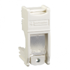 VDI9900 - Multi-plus Modular Jack Support Shutter White, Schneider Electric