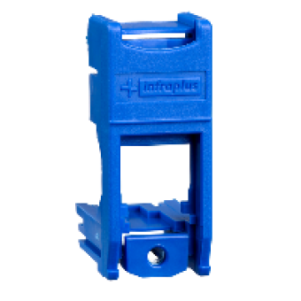 VDI9901B - Multi-plus Modular Jack Support Non-Shutter Blue, Schneider Electric