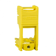 VDI9902B - Multi-plus Modular Jack Support Non-Shutter Yellow, Schneider Electric