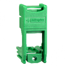 VDI9903B - Multi-plus Modular Jack Support Non-Shutter Green, Schneider Electric
