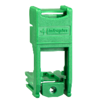 VDI9903B - Multi-plus Modular Jack Support Non-Shutter Green, Schneider Electric