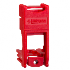 VDI9904B - Multi-plus Modular Jack Support Non-Shutter Red, Schneider Electric