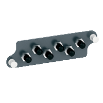 VDIM1510611 - Actassi Fibre Optic Front Adapters Plate with 6 x ST Dplx MM Adapters, Schneider Electric VDIM1510611 - Actassi Fibre Optic Front Adapters Plate with 6 x ST Dplx MM Adapters, Schneider Electric