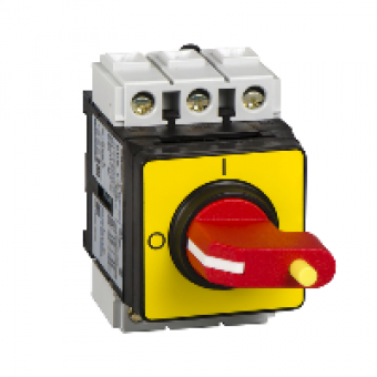 VVE3 - TeSys Vario - emergency stop switch disconnector - 63 A - back of enclosure, Schneider Electric
