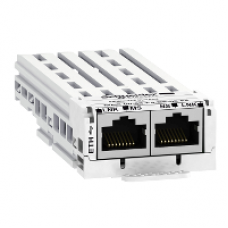 VW3A3720 - Ethernet/IP ModbusTCP communication module - 2RJ45, Schneider Electric