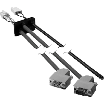 VW3L2F001R30 - pre-assembled cable kit for fieldbus interfaces and power supply - CANopen - 3 m, Schneider Electric