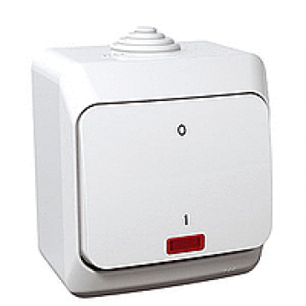 WDE000521 - Cedar Plus - 2pole switch - 16AX locator light white, Schneider Electric WDE000521 - Cedar Plus - 2pole switch - 16AX locator light white, Schneider Electric