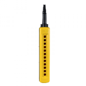 XACA12 - empty pendant control station XAC-A - 12 openings in 1 column, Schneider Electric