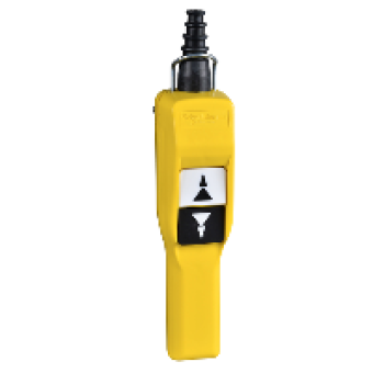 XACA207 - pendant station XAC-A pistol grip - 2 push buttons, Schneider Electric
