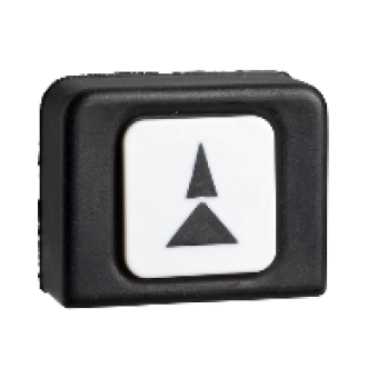 XACA923 - booted head for pushbutton - AC-A - raise slow-fast, Schneider Electric XACA923 - booted head for pushbutton - AC-A - raise slow-fast, Schneider Electric