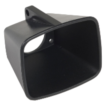 XACA983 - protective guard - for key release mushroom head or key switch - bottom mounted, Schneider Electric
