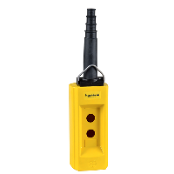 XACB021 - empty pendant control station XAC-B - 2 openings + 1 in base, Schneider Electric
