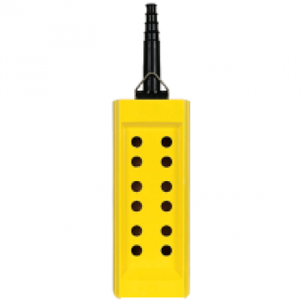 XACB125 - empty pendant control station XAC-B - 12 openings in 2 columns, Schneider Electric