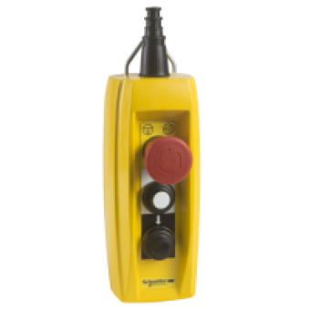XACB3201 - pendant control station XAC-B - 2 pushbuttons 1 Emergency stop, Schneider Electric XACB3201 - pendant control station XAC-B - 2 pushbuttons 1 Emergency stop, Schneider Electric