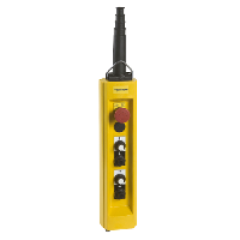 XACB4933 - pendant control station XAC-B - 4 pushbuttons 1 Emergency stop, Schneider Electric