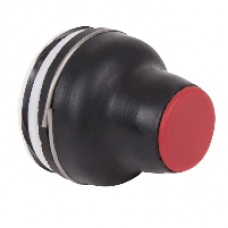 XACB9114 - booted head for pushbutton XAC-B - red - 4 mm -25..+70 °C, Schneider Electric