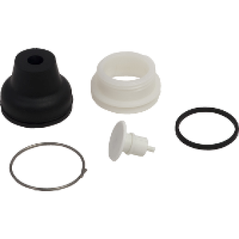 XACB9211 - booted head for pushbutton XAC-B - white - 16 mm -25..+70 °C, Schneider Electric