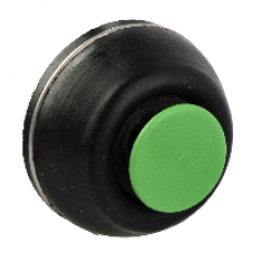 XACB9213 - booted head for pushbutton XAC-B - green - 16 mm -25..+70 °C, Schneider Electric