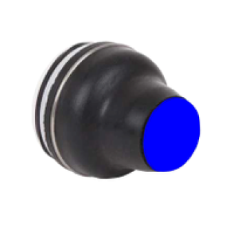 XACB9216 - booted head for pushbutton XAC-B - blue - 16 mm -25..+70 °C, Schneider Electric