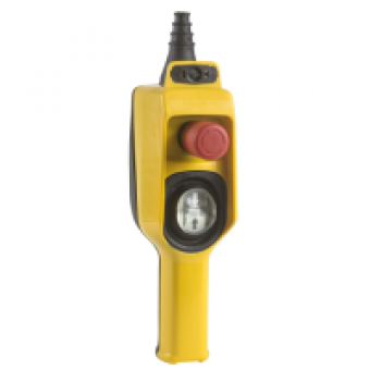 XACD22P2231 - pendant station XAC-D - 1 rocker lever 1 Emergency stop, Schneider Electric