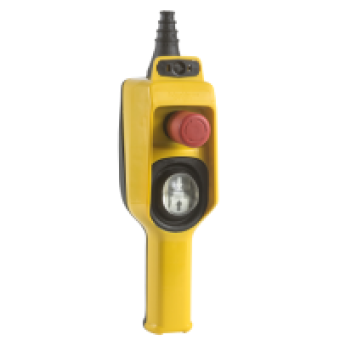XACD22P3231 - pendant station XAC-D - 1 rocker lever 1 Emergency stop, Schneider Electric