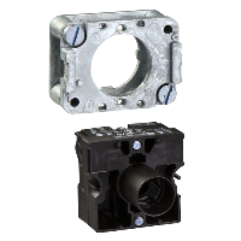 XACV06 - pilot light body for front mounting, Schneider Electric