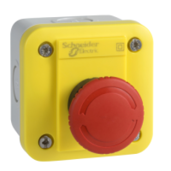 XALEK1701 - control station XAL-E - emergency switching off function - 1 NC, Schneider Electric