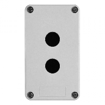 XAPA1120 - empty control station - XAP-A - plastic - 2 horizontal openings, Schneider Electric XAPA1120 - empty control station - XAP-A - plastic - 2 horizontal openings, Schneider Electric