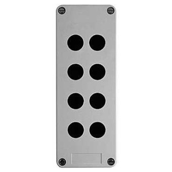 XAPA2108 - empty control station - XAP-A - plastic - 8 openings in 2 columns, Schneider Electric XAPA2108 - empty control station - XAP-A - plastic - 8 openings in 2 columns, Schneider Electric