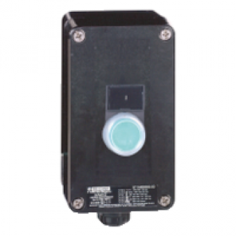 XAWG100EX - control station - XAW-G - plastic - 1 NO - green - Start, Schneider Electric