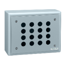 XB2SL44007 - empty control station - XB2-S - metal - 16 openings in 4 columns, Schneider Electric