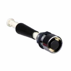 XB4BA921 - black flush reset pushbutton Ø22 for 30…130 mm actuation distance, Schneider Electric