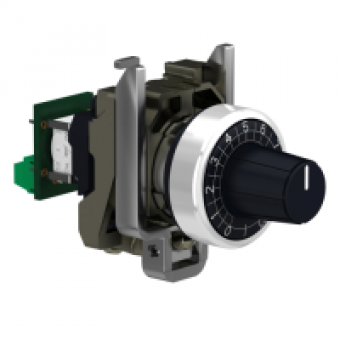 XB4BD912R47K - head Ø22 + mounting base + potentiometer 47K, Schneider Electric