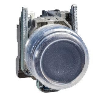 XB4BP21EX - black pushbutton Ø 22 - spring return - 1 NO - ATEX, Schneider Electric