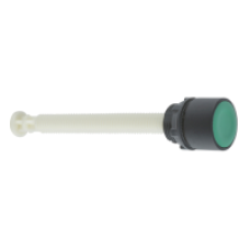 XB5AA831 - green flush reset pushbutton Ø22 unmarked for 17...120 mm actuation distance, Schneider Electric