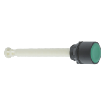XB5AA831 - green flush reset pushbutton Ø22 unmarked for 17...120 mm actuation distance, Schneider Electric XB5AA831 - green flush reset pushbutton Ø22 unmarked for 17...120 mm actuation distance, Schneider Electric