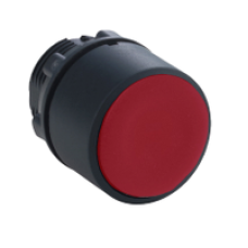 XB5AA841 - red flush reset pushbutton Ø22 unmarked for 17...120 mm actuation distance, Schneider Electric