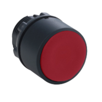 XB5AA841 - red flush reset pushbutton Ø22 unmarked for 17...120 mm actuation distance, Schneider Electric