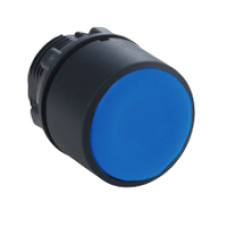 XB5AA861 - blue flush reset pushbutton Ø22 unmarked for 17...120 mm actuation distance, Schneider Electric