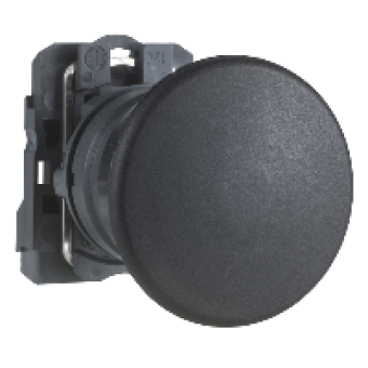 XB5AC21 - black Ø40 mushroom pushbutton head Ø22 spring return 1NO, Schneider Electric XB5AC21 - black Ø40 mushroom pushbutton head Ø22 spring return 1NO, Schneider Electric