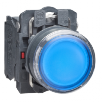 XB5AW36M5 - blue flush complete illum pushbutton Ø22 spring return 1NO+1NC 220...240V, Schneider Electric XB5AW36M5 - blue flush complete illum pushbutton Ø22 spring return 1NO+1NC 220...240V, Schneider Electric