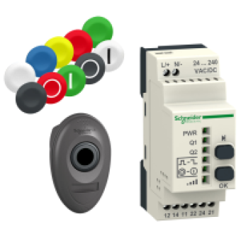 XB5RMA04 - Pack SPS - XB5 - plastic handy box - progammable receiver - 24..240 V AC/DC, Schneider Electric
