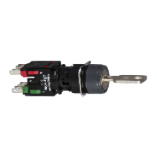 XB6AGC5B - black complete selector switch Ø16 2-position stay put 1NO+1NC Ronis 200, Schneider Electric