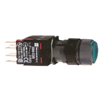 XB6AW3B5B - green flush complete illum pushbutton Ø16 spring return 1NO+1NC 12...24V, Schneider Electric XB6AW3B5B - green flush complete illum pushbutton Ø16 spring return 1NO+1NC 12...24V, Schneider Electric