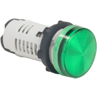 XB7EV03GP - PILOT LIGHT - LED - Green - 120v, Schneider Electric