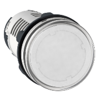 XB7EV07MP - round pilot light Ø22 - clear - integral LED - 230..240 V - screw clamp terminal, Schneider Electric