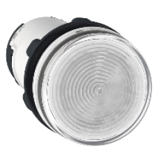 XB7EV77P - round pilot light Ø 22 - clear - bulb BA 9s - 230 V - screw clamp terminals, Schneider Electric
