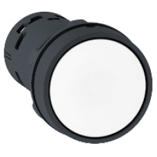 XB7NA15 - PB - Spring Rtn white - NO+NC, Schneider Electric