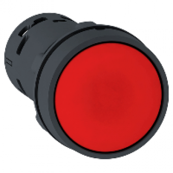 XB7NA42 - PB - Spring Rtn red - 1NC, Schneider Electric
