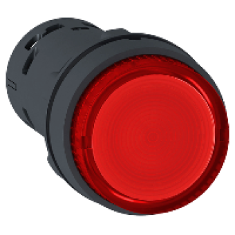XB7NJ04M1 - ILLUM. P.B - LED - Latch -1NO - Red - 230v, Schneider Electric